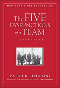 The Five Dysfunctions of a Team: A Leadership Fable by Patrick Lencioni